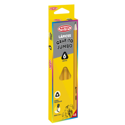 Caja Lápices Grafito Jumbo 6 Unidades - Artel