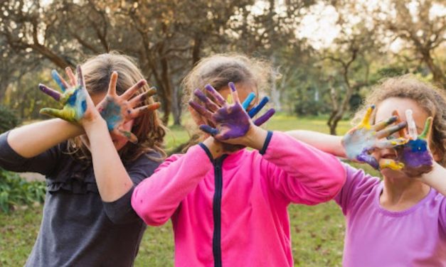 Técnicas de pintura con esponja para niños